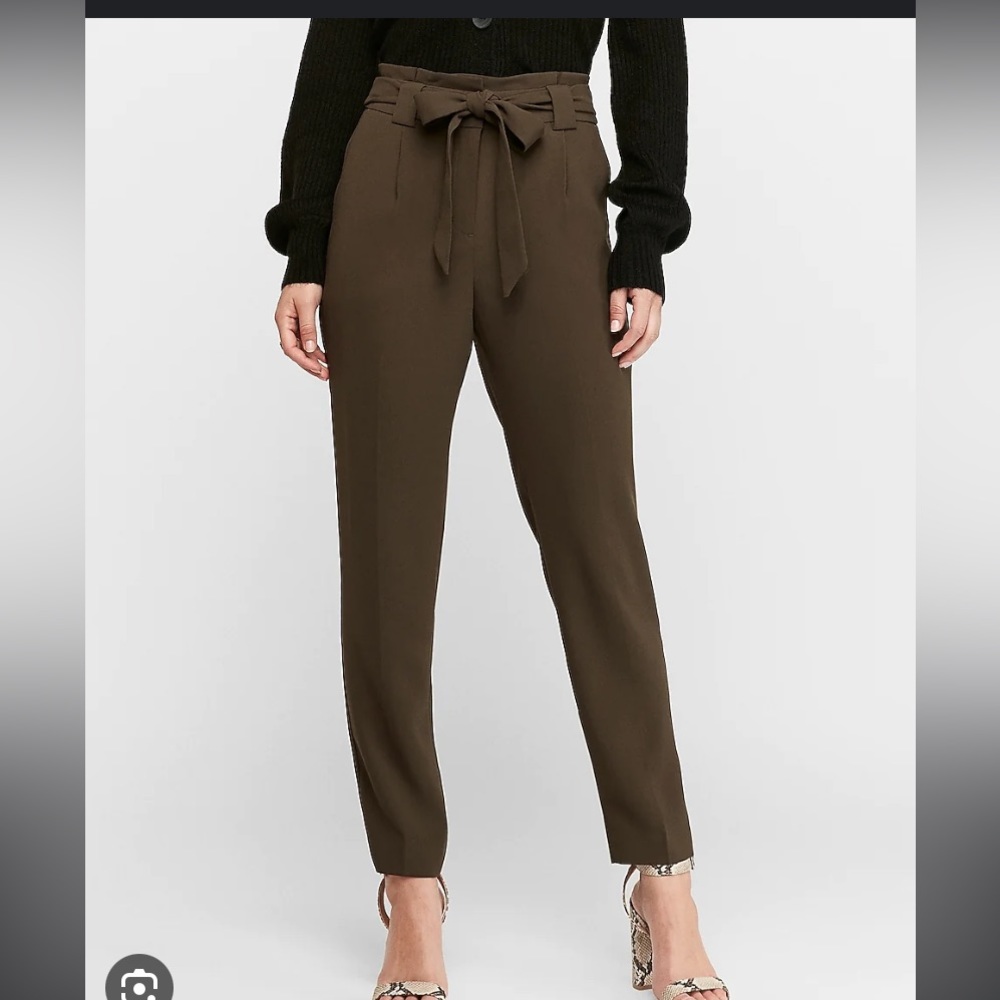 Express High Waisted Paper Bag Pant